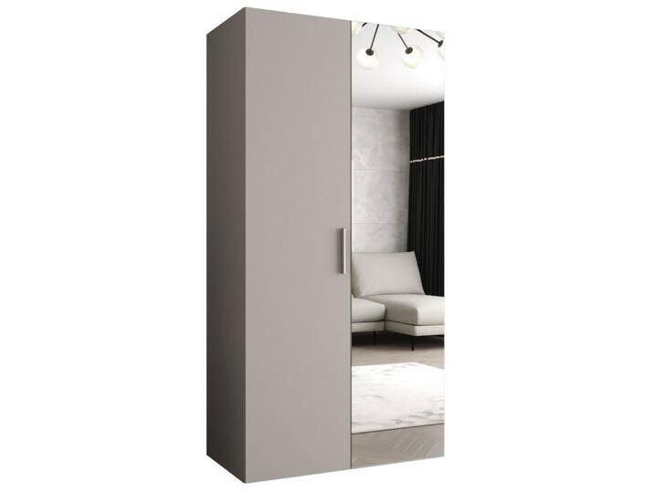 ABIKS MÖBEL Drehtürenschrank BARI 2 Schlafzimmerschrank mit Spiegel Kleiderstange und Regalen Garderobenschrank Kleiderschrank in 5 verschieden Breiten und 4 Farben ABIKS MÖBEL Drehtürenschrank BARI 2 Schlafzimmerschrank mit Spiegel Kleiderstange und Regalen Garderobenschrank Kleiderschrank in 5 verschieden Breiten und 4 Farben von ABIKS-MÖBEL