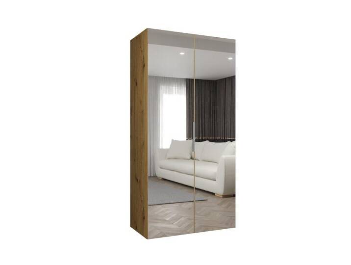 ABIKS MÖBEL Drehtürenschrank MARBELLA 3 Schlafzimmerschrank mit Kleiderstange und Regalen, Artisan Eiche + Griffe: Kaschmir ABIKS MÖBEL Drehtürenschrank MARBELLA 3 Schlafzimmerschrank mit Kleiderstange und Regalen, Artisan Eiche + Griffe: Kaschmir von ABIKS-MÖBEL