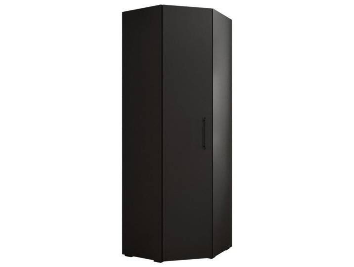 ABIKS MÖBEL Eckschrank Inova 3 Eckkleiderschrank mit Kleiderstange und Regalen, schwarz, Schwarz + schwarzfarbene Griffe ABIKS MÖBEL Eckschrank Inova 3 Eckkleiderschrank mit Kleiderstange und Regalen, schwarz, Schwarz + schwarzfarbene Griffe von ABIKS-MÖBEL