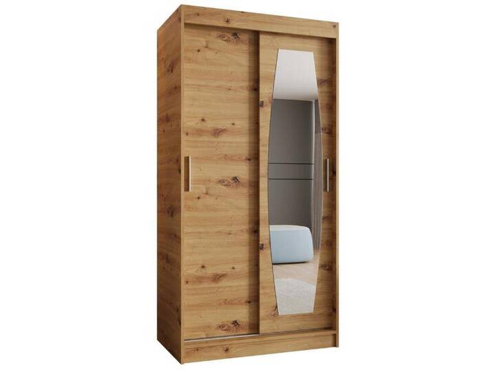 ABIKS MÖBEL Schwebetürenschrank ROSSA Schlafzimmerschrank, mit Spiegel, Kleiderstange und Regalen, Artisan Eiche ABIKS MÖBEL Schwebetürenschrank ROSSA Schlafzimmerschrank, mit Spiegel, Kleiderstange und Regalen, Artisan Eiche von ABIKS-MÖBEL