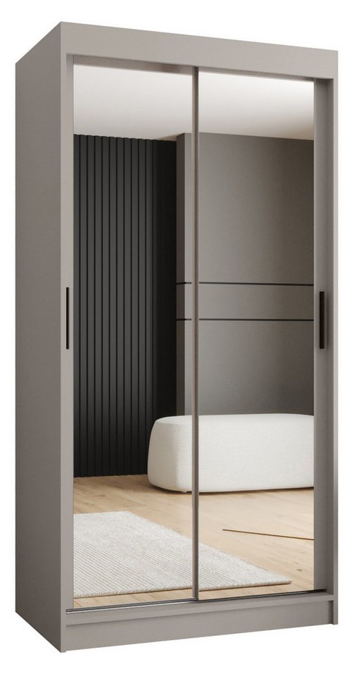 ABIKS MÖBEL Schwebetürenschrank RUBINO T 100 Schlafzimmerschrank mit Schiebetüren Kleiderstange Regale ABIKS MÖBEL Schwebetürenschrank RUBINO T 100 Schlafzimmerschrank mit Schiebetüren Kleiderstange Regale von ABIKS MÖBEL
