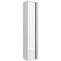 Abitare - Hängende Badezimmersäule 30x140 cm glänzend weiß mit einer Tür - Astoria von ABITARE