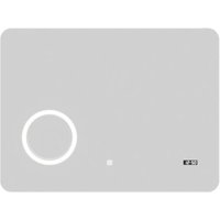Abitare - Intelligenter rechteckiger Badezimmerspiegel mit LED-Beleuchtung 80x60 cm von ABITARE