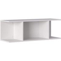 Abitare - Regal 100x30x33 cm mattweiß mit drei Fächern - Belgio von ABITARE