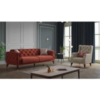 Abitare - Zweisitzer-Sofa 175x63 cm, Farbe gebranntes Orange – Bucaneve Abitare - Zweisitzer-Sofa 175x63 cm, Farbe gebranntes Orange – Bucaneve von ABITARE