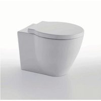 Bodenvase glänzend weiß - Cielo Easy Evo - Con copri wc Standard von ABITARE
