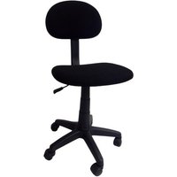 Abitare - Drehbarer Schreibtischstuhl für Jungen aus schwarzem Stoff mit verstellbarer Höhe von ABITARE