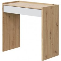 Schreibtisch 82x40x77 cm mit 1 Schublade, nordische eiche mattweiß – Gratteri Schreibtisch 82x40x77 cm mit 1 Schublade, nordische eiche mattweiß – Gratteri von ABITARE