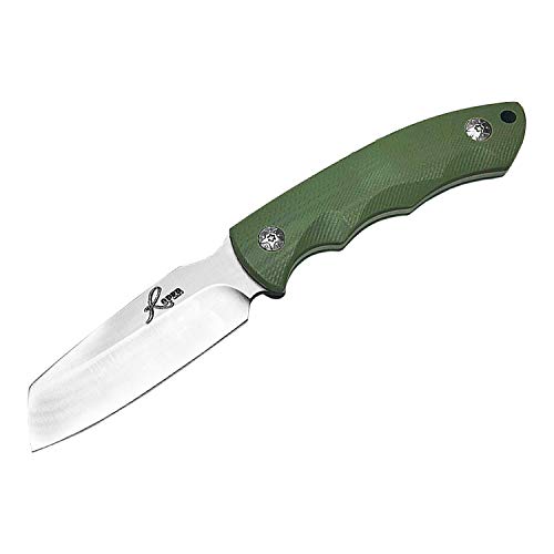 0 Roper Knives Razor Fixed Blade Green von ABKT