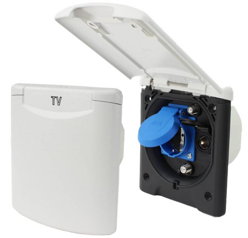 ABL Steckdose ABL Multifunktions Außensteckdose Vorzeltsteckdose Wohnmobil Wohnwagen ABL Steckdose ABL Multifunktions Außensteckdose Vorzeltsteckdose Wohnmobil Wohnwagen von ABL