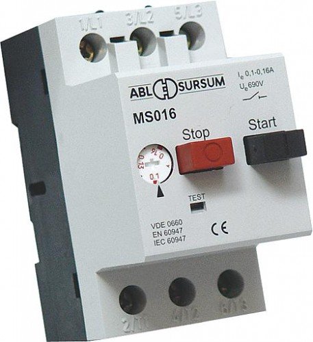 ABL Sursum Motorschutzschalter MS063 0,4-0,63A Leistungsschalter für Motorschutz 4011721051604 ABL Sursum Motorschutzschalter MS063 0,4-0,63A Leistungsschalter für Motorschutz 4011721051604 von ABL