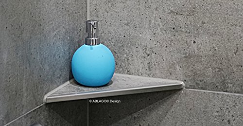 Befliesbare Duschablage - Typ Q 220 - Quado - Edelstahl V2A/F - nachrüstbar - nachträglich einbaubar von ABLAGO Design - Typ Q 220
