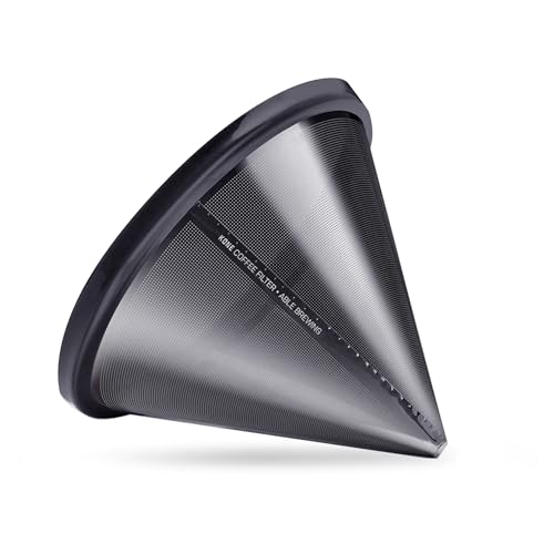 ABLE BREWING EQUIPMENT INC Able Kone for Chemex - Der originale wiederverwendbare Kaffeefilter aus schwarzem Titan von ABLE BREWING EQUIPMENT INC