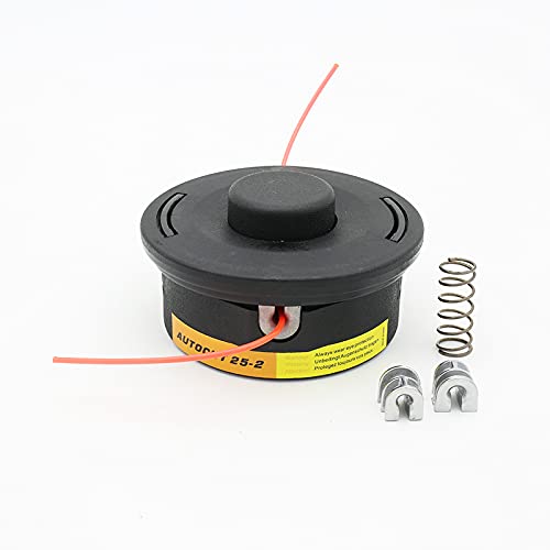 M10 X 1,0 oder 1,25 Freischneider Mähkopf Bump Spool Rasentrimmer 2 Linien Schneidkopf Fadenlinie Fadensäge Grasbürstenmäher Elektrowerkzeuge (Size : M10 X 1.0) von ABLOOX