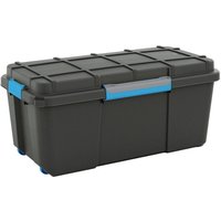 KIS 241507 Aufbewahrungsbox Scubba stapelbar (B x H x T) 780 x 350 x 395 mm Grau-Blau, Schwarz 1 St von ABM