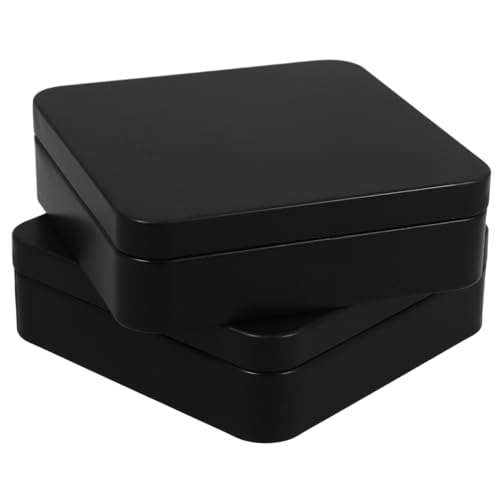 ABOOFAN 2 Stücke Mini Metall Blechdose Mit Deckel Aufbewahrungsboxen Mit Deckel Für Karten Gegenstände von ABOOFAN