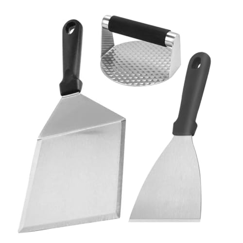 ABOOFAN 1 Satz Burger Presse Set mit Spachtel und Kunststoffgriff für Grillen und Bbq Teiliges Set für Saftige Steaks und Burger Einfach zu Bedienen und Praktisch ABOOFAN 1 Satz Burger Presse Set mit Spachtel und Kunststoffgriff für Grillen und Bbq Teiliges Set für Saftige Steaks und Burger Einfach zu Bedienen und Praktisch von ABOOFAN