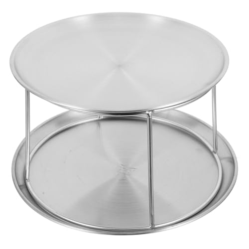 ABOOFAN 1 Satz Etagere für Meeresfrüchte Doppelschichtiger Servierständer für Sashimi Austern Garnelen Buffet Display für Verschiedene Anlässe von ABOOFAN