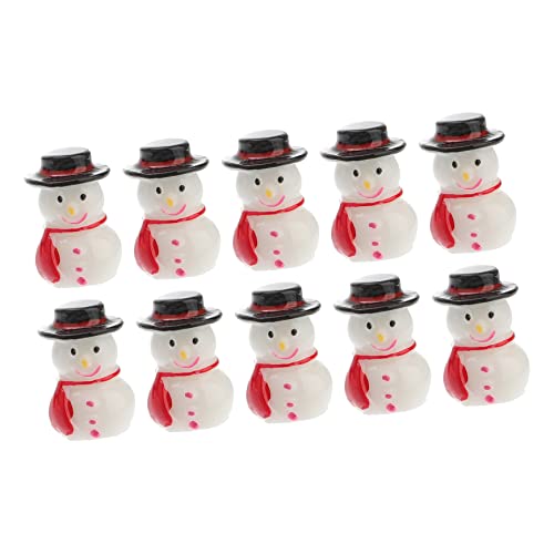 ABOOFAN 1 Satz Mikrolandschaft Schneemann Schneemann- Fenster Tiere Tür Miniatur Schneeflockenverzierung Plüsch Schneemann-Figur Schneemann Gnom Puppe Rot Harz 10 Stück ABOOFAN 1 Satz Mikrolandschaft Schneemann Schneemann- Fenster Tiere Tür Miniatur Schneeflockenverzierung Plüsch Schneemann-Figur Schneemann Gnom Puppe Rot Harz 10 Stück von ABOOFAN