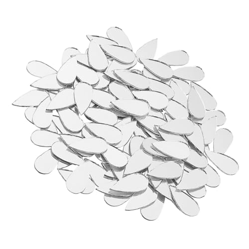 ABOOFAN 1 Satz Wassertropfen-spiegel-wandaufkleber Wandspiegel Aufkleber D Wandaufkleber Selbstklebende Wanddeko Wandtattoos Für Spiegel Wandtattoo Spiegelfläche Acryl Silver 100st von ABOOFAN