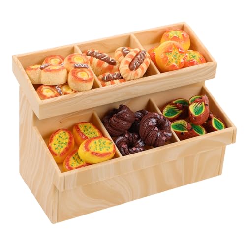 ABOOFAN 1 Set Puppenhausmöbel: Simulation Eines Mini-brotschranks – Miniatur-lebensmittelmodellbausatz Zur Aufbewahrung Der Heimdekoration Und Zum Ausstellen Von Sammlerstücken ABOOFAN 1 Set Puppenhausmöbel: Simulation Eines Mini-brotschranks – Miniatur-lebensmittelmodellbausatz Zur Aufbewahrung Der Heimdekoration Und Zum Ausstellen Von Sammlerstücken von ABOOFAN