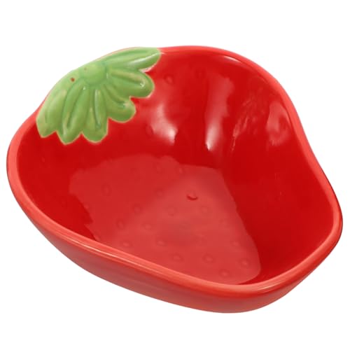 ABOOFAN 1 Stück Obstschale Snack-Tablett Reisschalen Japanische Erdbeerschale Keramik Fruchtförmige Salatschüssel Dekorative Porzellan-Ramenschalen Küchenbedarf Bezaubernde von ABOOFAN
