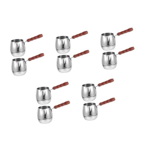 ABOOFAN 10 Stck. Türkische Kaffeekanne kleiner Butterwärmertopf Kaffeewärmer aus Edelstahl Sahnekännchen aus Edelstahl Milchkännchen Arabische Kaffeemaschine Milchtopf Holz ABOOFAN 10 Stck. Türkische Kaffeekanne kleiner Butterwärmertopf Kaffeewärmer aus Edelstahl Sahnekännchen aus Edelstahl Milchkännchen Arabische Kaffeemaschine Milchtopf Holz von ABOOFAN