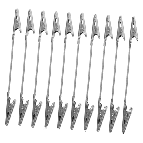 ABOOFAN 10 Stück Alligator Klemmen für Notizen Bilder Robuste Metallhalter für Diy Projekte und Kunstwerke ABOOFAN 10 Stück Alligator Klemmen für Notizen Bilder Robuste Metallhalter für Diy Projekte und Kunstwerke von ABOOFAN