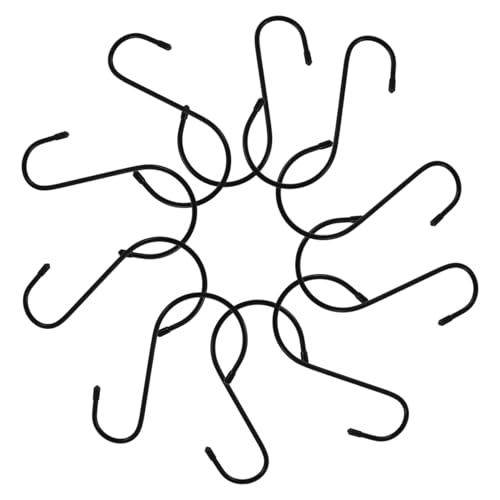 ABOOFAN 10 Stück S haken aus Stabilem Eisen Dicke S förmige Pflanzenhaken für Wandmontage Robuste Aufhänger für Blumentöpfe Küchen Badorganizer Vielseitige Hängelösung ABOOFAN 10 Stück S haken aus Stabilem Eisen Dicke S förmige Pflanzenhaken für Wandmontage Robuste Aufhänger für Blumentöpfe Küchen Badorganizer Vielseitige Hängelösung von ABOOFAN