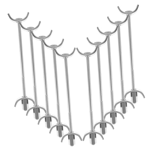 ABOOFAN 10 Stück Teiliges Arbeitsplattenverbinder Möbelverbinder mit Halbmonddesign für Stabile Sichere Küchenarbeitsplattenverbindung Flexibel Kombinierbar Langlebig und Leicht zu von ABOOFAN