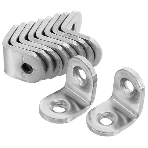 ABOOFAN 10 Stück Teiliges Edelstahl Winkelverbinder Winkelverbinder für Holzregale Möbel Eckwinkel Klammern Stabilisieren Schrank Stuhl DIY Reparatur ABOOFAN 10 Stück Teiliges Edelstahl Winkelverbinder Winkelverbinder für Holzregale Möbel Eckwinkel Klammern Stabilisieren Schrank Stuhl DIY Reparatur von ABOOFAN