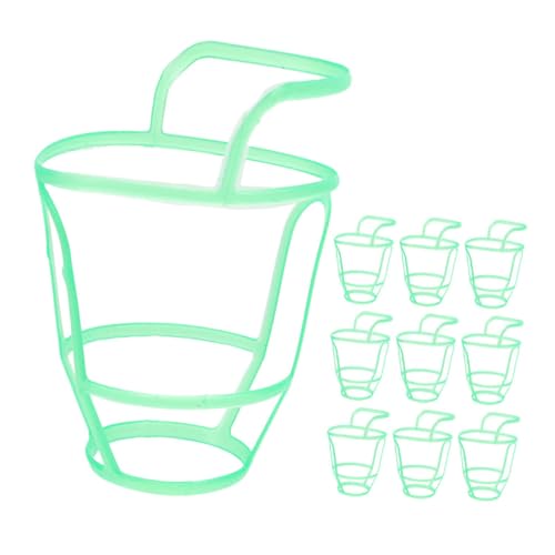 ABOOFAN 10 Stück Teiliges Infusionsflaschen netzhüllen Langlebige Plastikhalterung für Medizinische Infusionen Wiederverwendbares Grünes Flaschennetz Tragbar und Leicht für und Ambulante von ABOOFAN