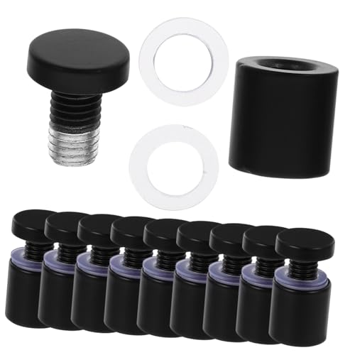 ABOOFAN 10 Stück Teiliges Standoff Schrauben aus Schwarze Dekorative Abstandshalter Schrauben für und Acrylschilder Vielseitige Montage Korrosionsbeständig für Büro Laden und Werbung ABOOFAN 10 Stück Teiliges Standoff Schrauben aus Schwarze Dekorative Abstandshalter Schrauben für und Acrylschilder Vielseitige Montage Korrosionsbeständig für Büro Laden und Werbung von ABOOFAN