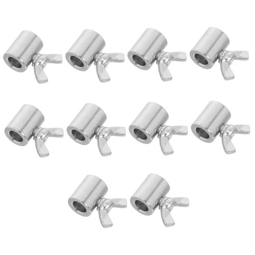 ABOOFAN 10 Stück Wiederverwendbare Drahtseil Schnellverschlüsse Robuste Clips mit Handverriegelung für Schwere Projekte und Industrielle Anwendungen von ABOOFAN