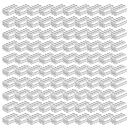 ABOOFAN 100 Stück Aluminium Crimp Schlauchen für Drahtseil Teiliges Robuste Leichte Presshülsen für Kabel und Seiltransport Hochwertiges Material für und Haltbarkeit ABOOFAN 100 Stück Aluminium Crimp Schlauchen für Drahtseil Teiliges Robuste Leichte Presshülsen für Kabel und Seiltransport Hochwertiges Material für und Haltbarkeit von ABOOFAN