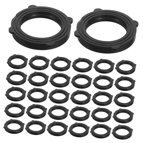 ABOOFAN 100 Stück Dichtungsgummi Waschdichtungen Gartenschlauch O Ringe Gummi O Ring Kits Schlauchscheiben Gummi Gartenschlauch Gummischeibe Dichtungsringe Gummiringe Schwarz Nbr von ABOOFAN