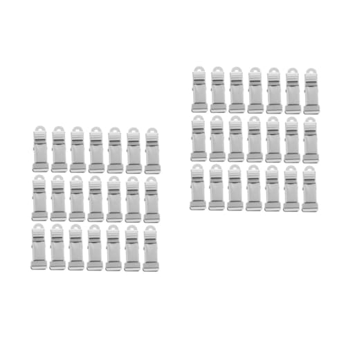 ABOOFAN 100 Stück Kleine Metallklammern Weihnachtsdekorationsklammern Draht Fotoklammern Stabile Federklammern Foto Hintergrundklammern Dekorative Federklammern Snackbeutelklammern von ABOOFAN