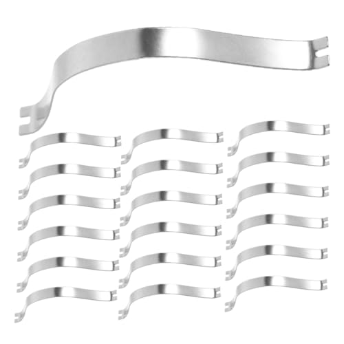 ABOOFAN 100 Stück Teiliges Federspangen Bilderrahmen Halterung aus Aluminiumlegierung Stabile Rückwandclips für Kleine Fotorahmen Einfache Montage Langlebige Bildaufhängung ABOOFAN 100 Stück Teiliges Federspangen Bilderrahmen Halterung aus Aluminiumlegierung Stabile Rückwandclips für Kleine Fotorahmen Einfache Montage Langlebige Bildaufhängung von ABOOFAN