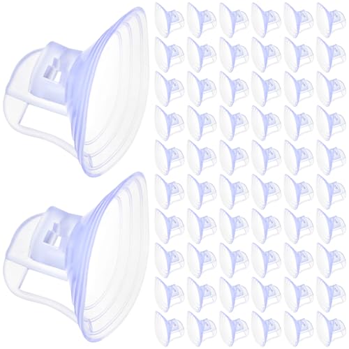 ABOOFAN 100 Stück Transparente Saugnäpfe Haft Saugnapf für Auto Sonnenschutz Fenster Installieren Vielseitig Einsetzbar für Innenräume und Autos von ABOOFAN