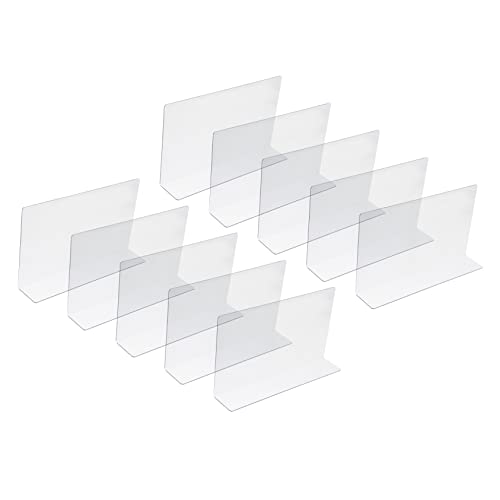 ABOOFAN 10stücke Transparente Kunststoff Regaltrenner Warentrenner Für Supermärkte Geschäfte Und Haushalte Praktische Clapboard Zur Warenorganisation von ABOOFAN