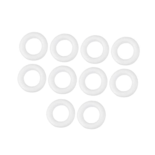 ABOOFAN 10st Runder Schaumstoffkranz Styroporkugeln Runder Schaumstoffring Schaumstoffbälle Kranz Aus Styropor Kleine Ringe Kranzformring Kunstschaumring Wohnkultur Partybedarf Weiß Blumen ABOOFAN 10st Runder Schaumstoffkranz Styroporkugeln Runder Schaumstoffring Schaumstoffbälle Kranz Aus Styropor Kleine Ringe Kranzformring Kunstschaumring Wohnkultur Partybedarf Weiß Blumen von ABOOFAN