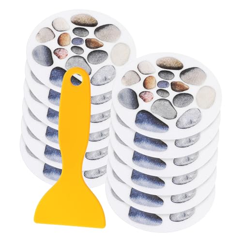 ABOOFAN 12 Blatt rutschfeste Stein badewannen Aufkleber Antirutsch Dusche Selbstklebend Sicher und Dekorativ für Zuhause Hotels Spas Einfache Montage und Entfernung ABOOFAN 12 Blatt rutschfeste Stein badewannen Aufkleber Antirutsch Dusche Selbstklebend Sicher und Dekorativ für Zuhause Hotels Spas Einfache Montage und Entfernung von ABOOFAN