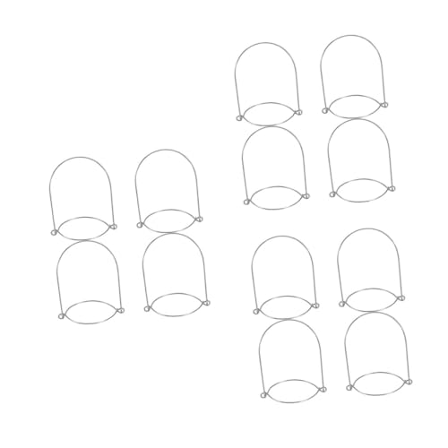 ABOOFAN 12 Stck. Einmachglas Griff Masonglasbügel Aufhänger für Einmachgläser aus Edelstahl Einmachglas Aufhänger Drahtgriff Masonglas Hebekleiderbügel Glashaken Rostfreier Stahl Silber von ABOOFAN