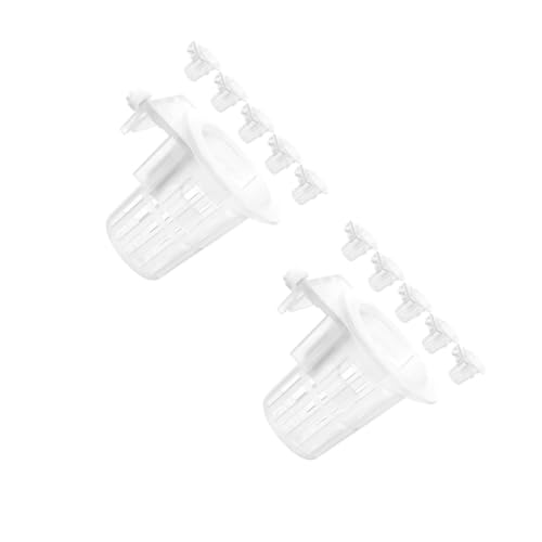 ABOOFAN 12 Stck. Wassergrashalterbecher Pflanzgefäß Für Hydrokulturpflanzen Wasserpflanzkorb Aquariumpflanze Mit Festem Korb Aquarium-pflanzentablett Wasserpflanzbecher Plastik Weiß ABOOFAN 12 Stck. Wassergrashalterbecher Pflanzgefäß Für Hydrokulturpflanzen Wasserpflanzkorb Aquariumpflanze Mit Festem Korb Aquarium-pflanzentablett Wasserpflanzbecher Plastik Weiß von ABOOFAN