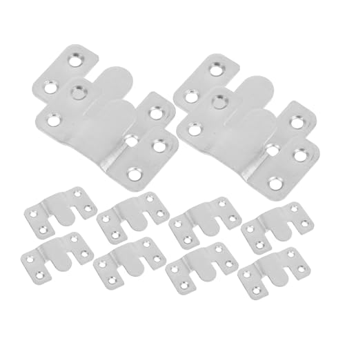 ABOOFAN 12 Stück Teiliges Edelstahl Wandhalterung mit Bergform Haken Robuste Wandaufhänger für Schwere Bilder Vielseitig für Möbel Fotorahmen und Wandmontage Sichere und Stabile ABOOFAN 12 Stück Teiliges Edelstahl Wandhalterung mit Bergform Haken Robuste Wandaufhänger für Schwere Bilder Vielseitig für Möbel Fotorahmen und Wandmontage Sichere und Stabile von ABOOFAN