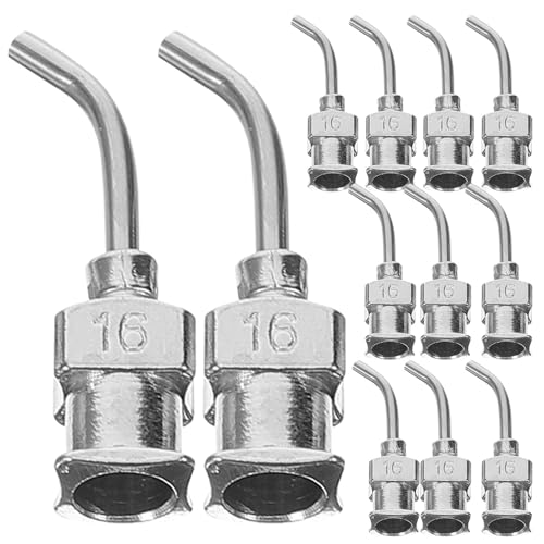 ABOOFAN 12 Stück Teiliges Gauge Stumpfe Dosiernadeln aus Edelstahl Gebogen Präzise Klebstoff Flüssigkeitsdosierung für Vielseitig Einsetzbar bei DIY Handwerk und Industrie ABOOFAN 12 Stück Teiliges Gauge Stumpfe Dosiernadeln aus Edelstahl Gebogen Präzise Klebstoff Flüssigkeitsdosierung für Vielseitig Einsetzbar bei DIY Handwerk und Industrie von ABOOFAN
