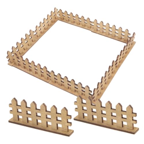 ABOOFAN 12 Stück Teiliges Miniatur Holzpicket Zaun Dekorative Zäune für Puppenhäuser und Mikro Landschaften Wetterfestes Ornament für Kreative DIY Projekte und Außenbereichen ABOOFAN 12 Stück Teiliges Miniatur Holzpicket Zaun Dekorative Zäune für Puppenhäuser und Mikro Landschaften Wetterfestes Ornament für Kreative DIY Projekte und Außenbereichen von ABOOFAN