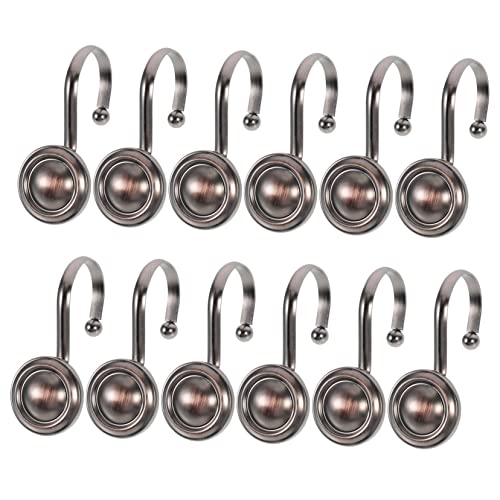 ABOOFAN 12 Stück Teiliges Retro Duschvorhanghaken aus Runde Badvorhanghaken im Vintage Stil Rostfrei für Dusch und Fenster Vorhänge Dekorativ und Langlebig ABOOFAN 12 Stück Teiliges Retro Duschvorhanghaken aus Runde Badvorhanghaken im Vintage Stil Rostfrei für Dusch und Fenster Vorhänge Dekorativ und Langlebig von ABOOFAN