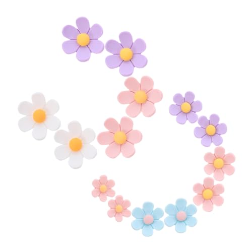 ABOOFAN 14 Stück Blumen-Kühlschrankmagnet süße Magnete Kühlschrankmagnete Blumen süße Kühlschrankmagnete Cartoon Home Magnet Harz von ABOOFAN