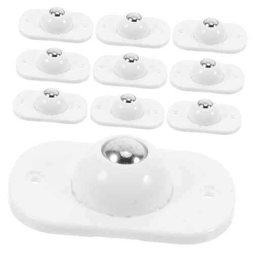 ABOOFAN 16 Stück Selbstklebende Mini Möbelrollen Gleitrollen mit Stahlkugellager Leise Drehbare Möbelräder für Sofa Bett Schreibtisch Einfache Montage Ohne Bohren für Zuhause und Büro von ABOOFAN